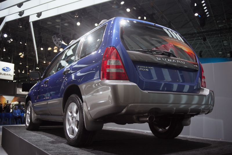 Illustration for article titled Subaru Scrambled To Get The First Four Generations Of The Forester To The New York Auto Show
